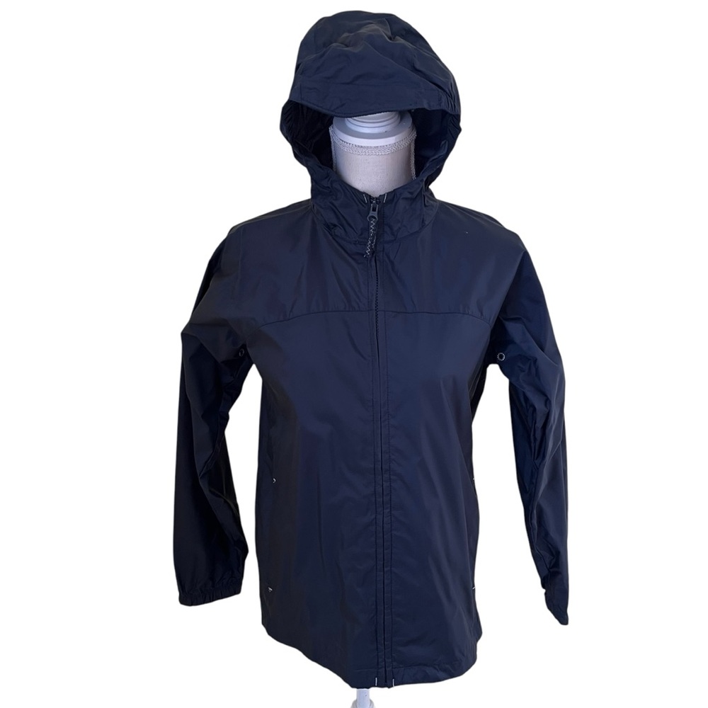 Lands' End Navy Blue Youth Rain/Wind Jacket L14/16
